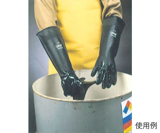 [M/457mm] 장갑·화학 약품용(나오프렌콤) EA354BW-21 1쌍