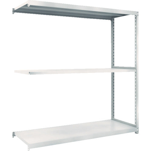 TRUSCO Steel Rack M2 Type Light-Medium Duty Shelf 860 x 300 x H1800 3 Tiers Connected Neo Gray M2-6333B 1 S