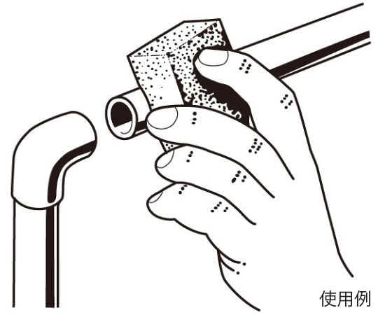 #240/80x50x20mm Polishing block (rubber) EA366EE-4 1 piece