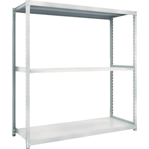 TRUSCO Steel Rack M2 Type Light-Medium Duty Shelf 1160 x 600 x H1800 3 Tiers Single Unit Neo Gray M2-6463 1 S
