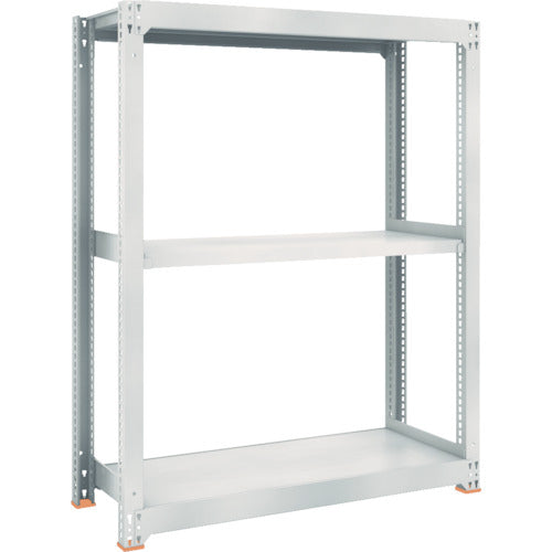 TRUSCO Steel Rack M3 Medium Duty Shelf 1200 x 471 x H1500 3 Tiers Single Unit Neo Gray M3-5453 1 Unit