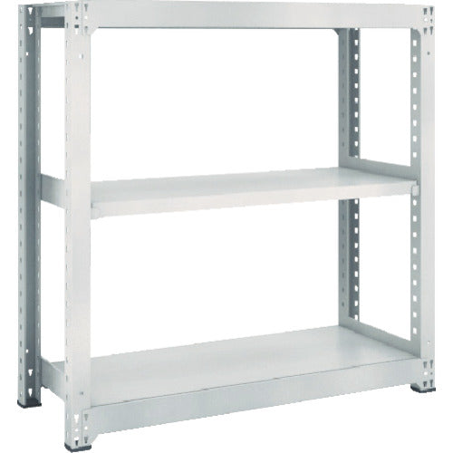TRUSCO Steel Rack M3 Medium Duty Shelf 1500 x 721 x H1500 3 Tiers Single Unit Neo Gray M3-5573 1 Unit