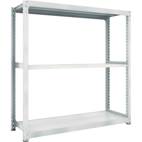 TRUSCO Steel Rack M3 Medium Duty Shelf 900 x 721 x H1800 3 Tiers Single Unit Neo Gray M3-6373 1 Unit