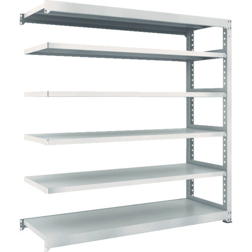 TRUSCO Steel Rack M3 Medium Duty Shelf 900 x 721 x H1800 6 Tiers Connected Neo Gray M3-6376B 1 S