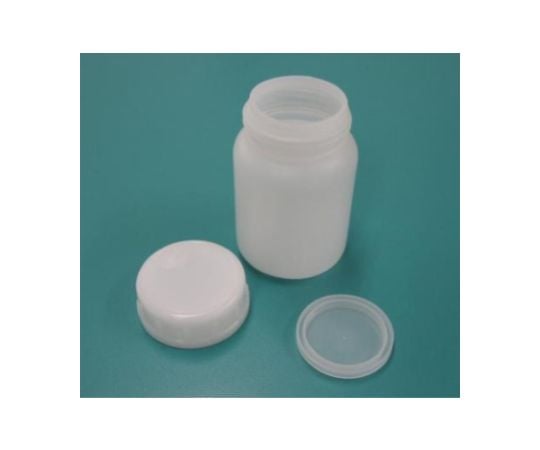 φ 49x 80mm/100ml 広口ﾎﾟﾘ容器(中蓋付/10ｺ　EA508AJ-4B 1pk