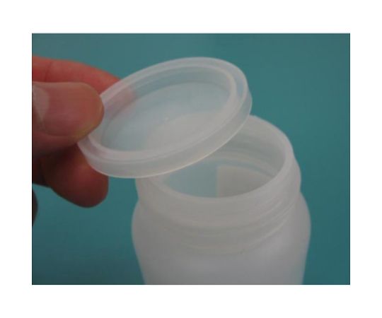 φ 49x 80mm/100ml 広口ﾎﾟﾘ容器(中蓋付/10ｺ　EA508AJ-4B 1pk