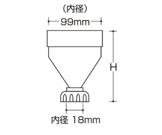 じょうご(20Lﾎﾟﾘﾀﾝｸ用/ﾌｨﾙﾀｰ付)　EA508AT-2 1個