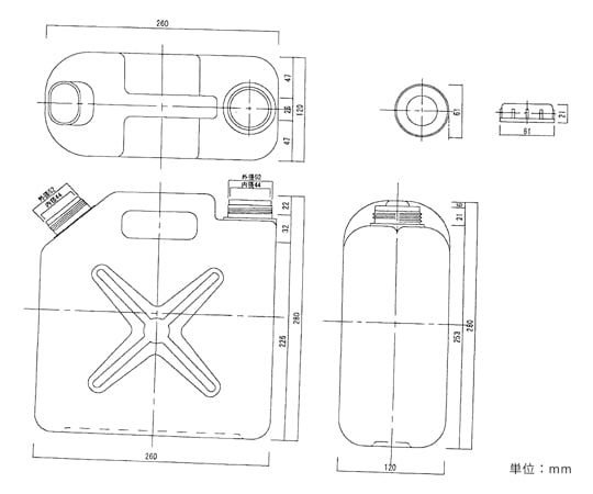 5L 폴리탱크 EA508AT-105 1개