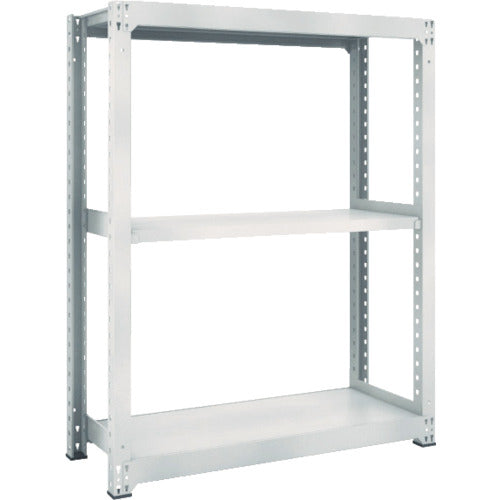 TRUSCO Steel Rack M5 Medium Duty Shelf 900 x 471 x H1500 3 Tiers Single Unit Neo Gray M5-5353 1 Unit