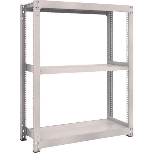 TRUSCO Steel Rack M5 Medium Duty Shelf 1200 x 471 x H1500 3 Tiers Single Unit Neo Gray M5-5453 1 Unit