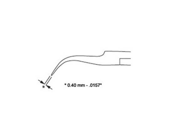 115mm/ R7  逆作用ピンセット(ｽﾃﾝﾚｽ製)　EA595AK-115 1本