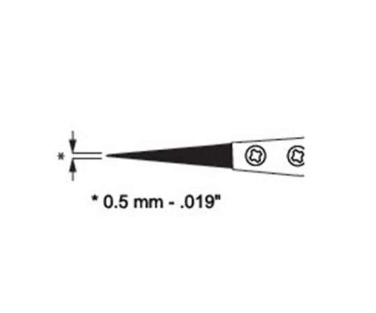 110mm 精密用ピンセット(ﾃﾞﾙﾘﾝ/ｽﾃﾝﾚｽ製)　EA595AP-16 1本