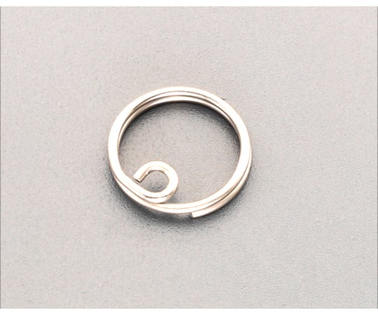 18x1.2mm キーリング(ｽﾃﾝﾚｽ製/10個)　EA638DM-53 1袋