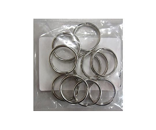 2.0x25.4mm Key Ring (Stainless Steel/10pcs) EA638DN-93 1 bag