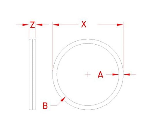 2.0x25.4mm Key Ring (Stainless Steel/10pcs) EA638DN-93 1 bag