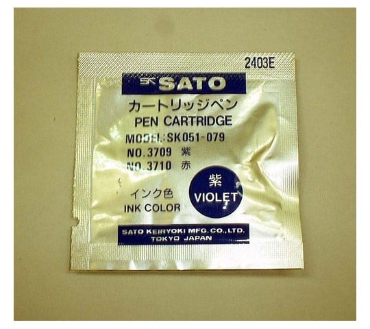 [보라색] 온습도 기록계용 카트리지 펜 EA742S-11 1개