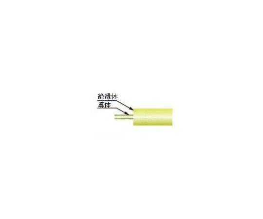 0.75m㎡x 20m ビニール絶縁電線[KIV](赤)　EA940AN-71 1巻