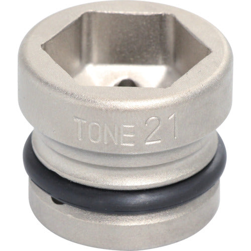 ＴＯＮＥ　インパクト用ショートソケット　２１ｍｍ　4NV-21SS　1 個