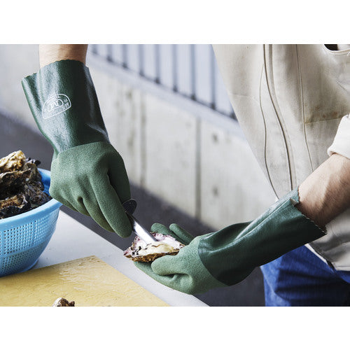 Towaron Nitrile Rubber Gloves, Oil-Resistant Towaron Hard Long, LL, 566-2L, 1 Pair