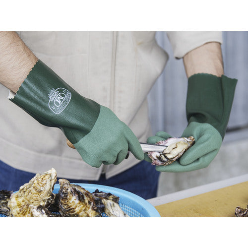 Towaron Nitrile Rubber Gloves, Oil-Resistant Towaron Hard Long, LL, 566-2L, 1 Pair