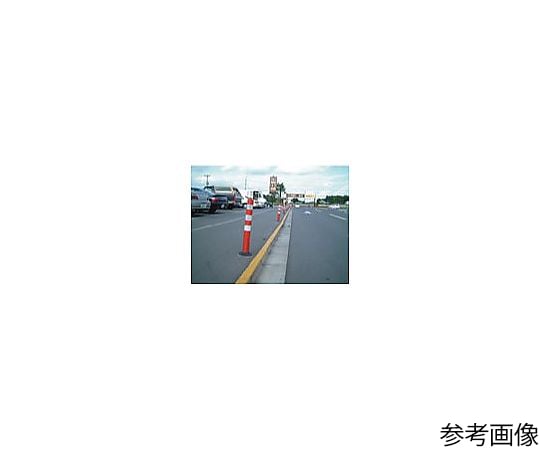 φ90x800mm 가드 폴(적・백) EA983FT-100 1개