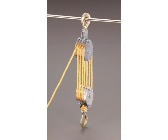 300kg ロープホイスト(φ8mmx20mﾛｰﾌﾟ付)　EA987CH-10 1個