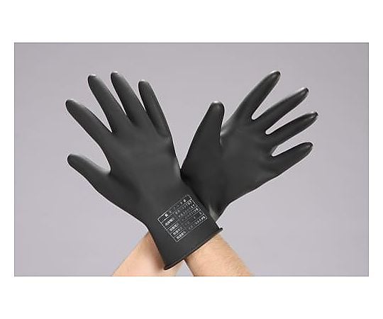 Low voltage insulating thin rubber gloves (DC 750V/AC 300V) EA640ZD-5 1 pair