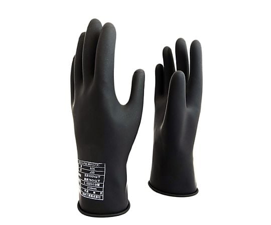 Low voltage insulating thin rubber gloves (DC 750V/AC 300V) EA640ZD-5 1 pair