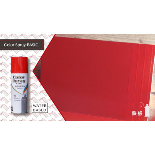 ニッぺ　水性カラースプレー　ベーシック　４００ｍｌ　つやなしブラック　ＨＫＵ０２５　4976124266249　1 本