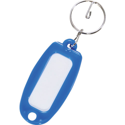 TRUSCO Name Tag Key Holder Blue 50 pcs TNH-50-B 1 bag