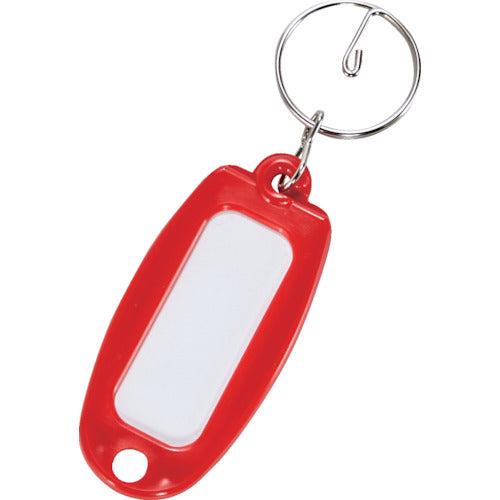 TRUSCO Name Tag Key Holder Red 50 pcs TNH-50-R 1 bag