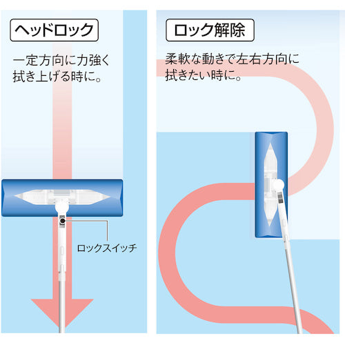 テラモト　ＥＦウィンドークリーナー　伸縮　CL-734-310-0　1 本