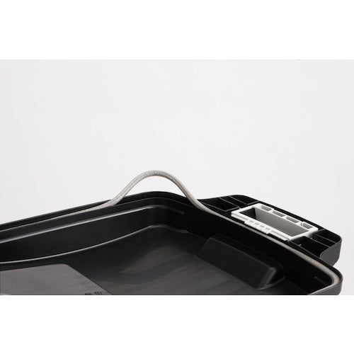 Teramoto Caster Pail 90 Black/Gray DS-224-190-8 1 unit