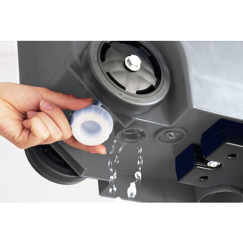 Teramoto Caster Pail 90 Black/Gray DS-224-190-8 1 unit