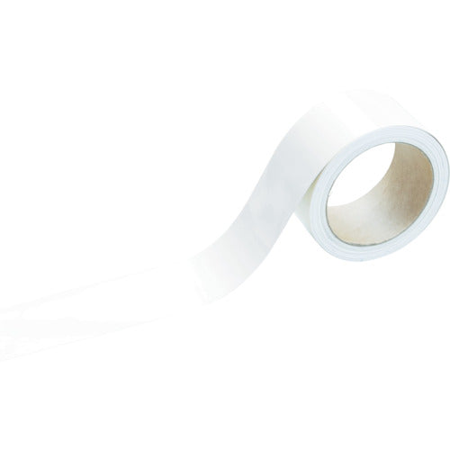 TRUSCO Fluorescent Line Tape 50mm x 33m White TLK-5033W 1 Roll