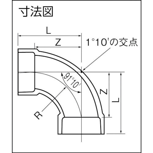 クボタケミックス　ＤＶ継手　大曲エルボ　ＤＶ−ＬＬ　１２５　DVLL125　1 個