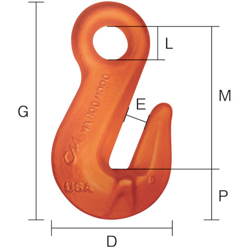 CM 글러브 후크 HA 9/32 HAG 9/32 1개