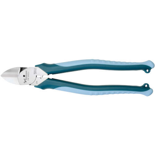 TTC POWER 얇은 날 니퍼(편심 테코) 엘라스토머 그립 전장 225mm PW-305DG