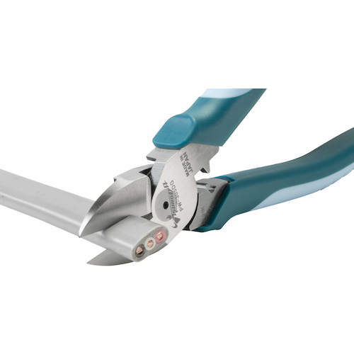 TTC POWER 얇은 날 니퍼(편심 테코) 엘라스토머 그립 전장 225mm PW-305DG