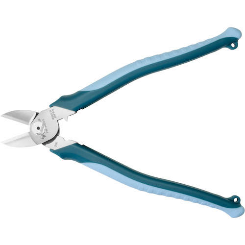 TTC POWER 얇은 날 니퍼(편심 테코) 엘라스토머 그립 전장 225mm PW-305DG