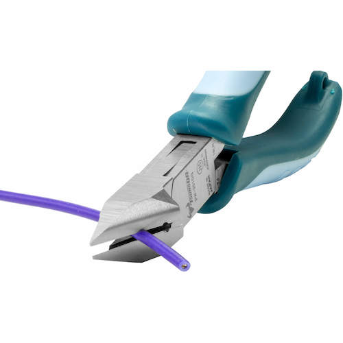 TTC POWER 3-piece diagonal cutting pliers, elastomer grip, total length 143 mm, PW-351DG, 1 piece