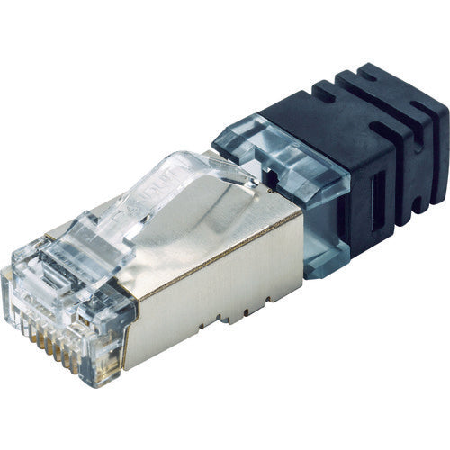 PANDUIT 실드가있는 모듈러 플러그 LAN 커넥터 카테고리 6A 100 개 포함 SPS6X88-C SPS6X88-C 1 상자