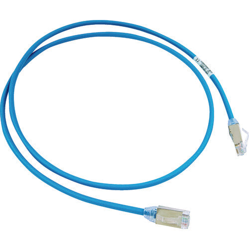 ＰＡＮＤＵＩＴ　カテゴリ６Ａ細径シールドパッチコード　１ｍ　青　STP28X1MBU　1 本