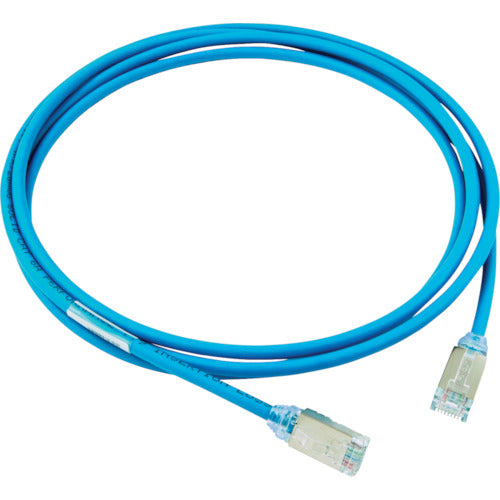 ＰＡＮＤＵＩＴ　カテゴリ６Ａ細径シールドパッチコード　２ｍ　青　STP28X2MBU　1 本