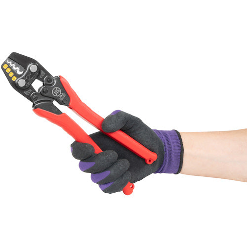 ＴＴＣ　圧着工具　裸圧着端子・裸圧着スリーブ用　ＴＰ‐８Ｐ　全長２５１ｍｍ　TP-8P　1 丁