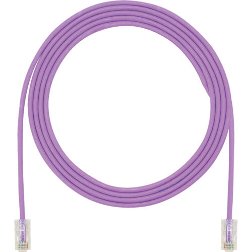 ＰＡＮＤＵＩＴ　カテゴリ５Ｅ細径パッチコード　２ｍ　紫　ＵＴＰ２８ＣＨ２ＭＶＬ　UTP28CH2MVL　1 本