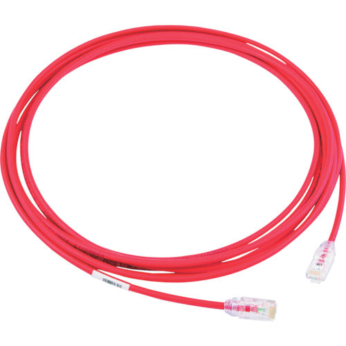 ＰＡＮＤＵＩＴ　カテゴリ６Ａ細径パッチコード　５ｍ　赤　ＵＴＰ２８Ｘ５ＭＲＤ　UTP28X5MRD　1 本
