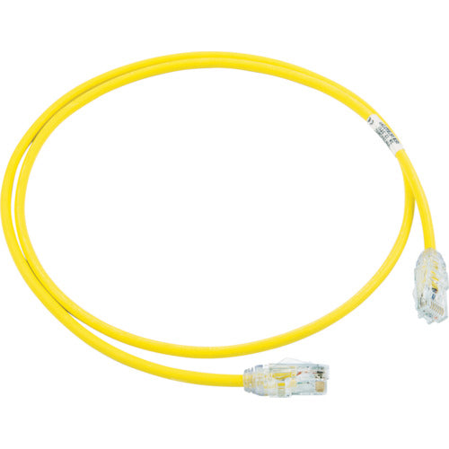 ＰＡＮＤＵＩＴ　カテゴリ６Ａ細径パッチコード　５ｍ　黄　ＵＴＰ２８Ｘ５ＭＹＬ　UTP28X5MYL　1 本
