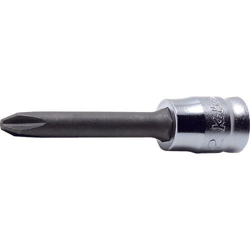 Ko-ken 6.35mm 삽입 Z-EAL 플러스 비트 소켓 전체 길이 50mmNo. 2 2000Z.50-2 1개