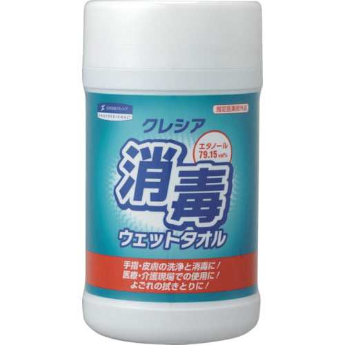 クレシア　消毒ウェットタオル　１００枚　64120　1 個